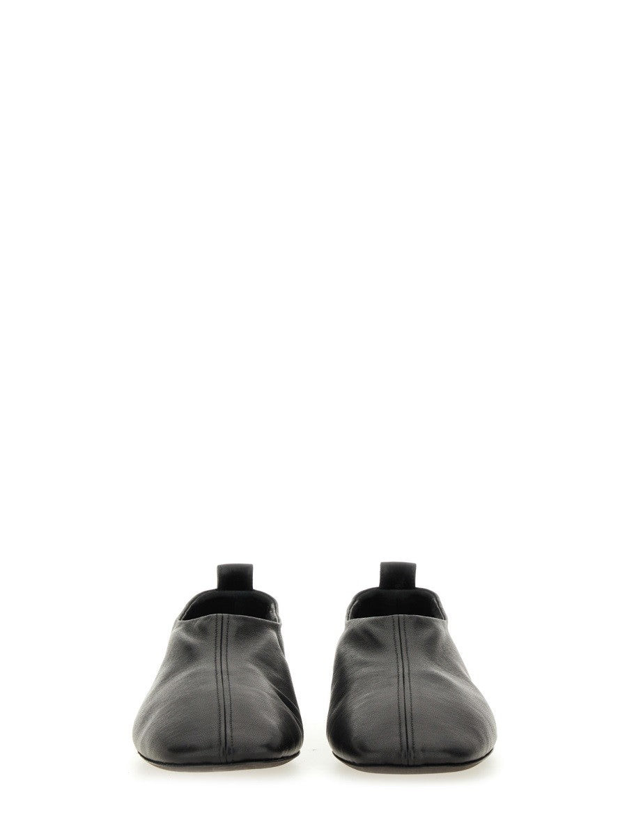 Dries Van Noten Women's Leather Ballerina Black