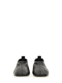 Dries Van Noten Women's Leather Ballerina Black