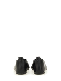 Dries Van Noten Women's Leather Ballerina Black