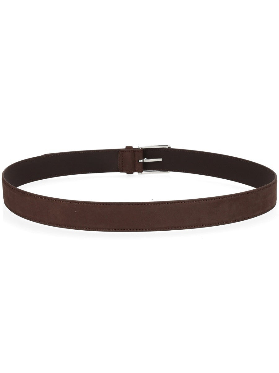 BOSS Men's Leather Belt Brown