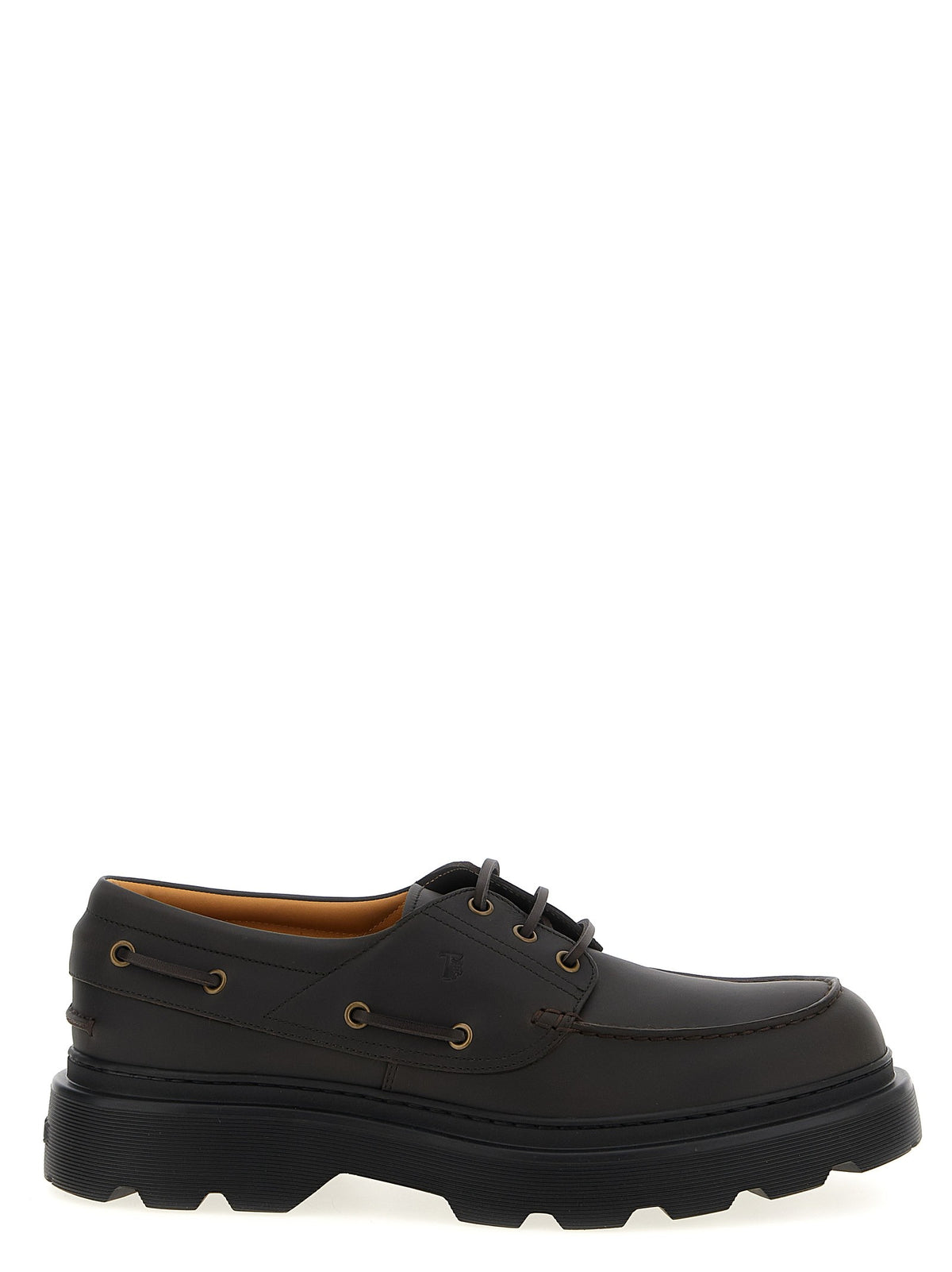 Tod's Leather Boat Shoe Brown