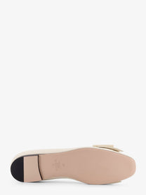 Valentino Women's Leather Bowow Ballerinas White
