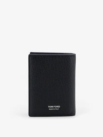 Tom Ford Men's Leather Card Holder Black