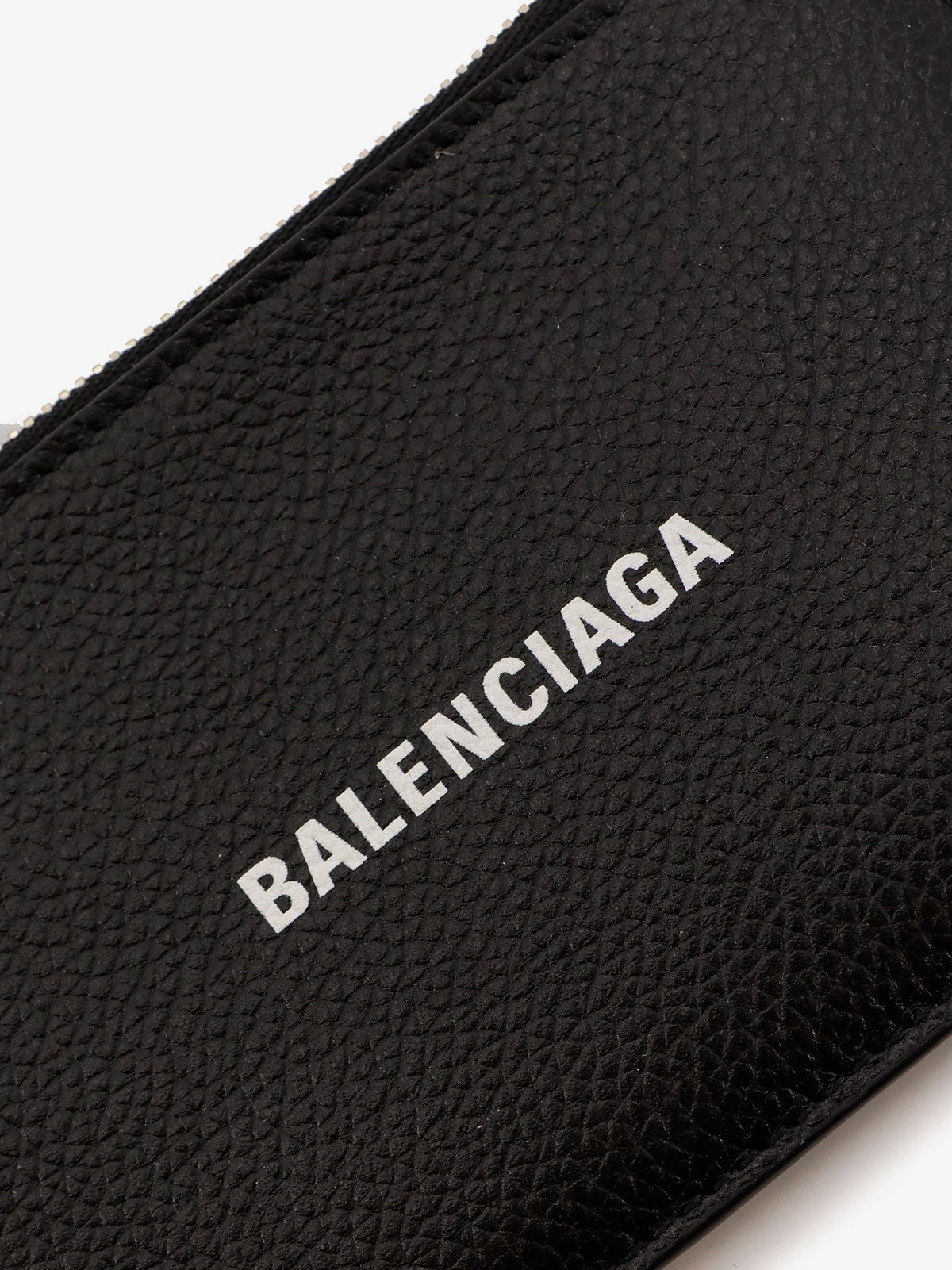 Balenciaga Men's Leather Card Holder Black