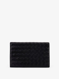 Bottega Veneta Men's Leather Clutch Bag Black