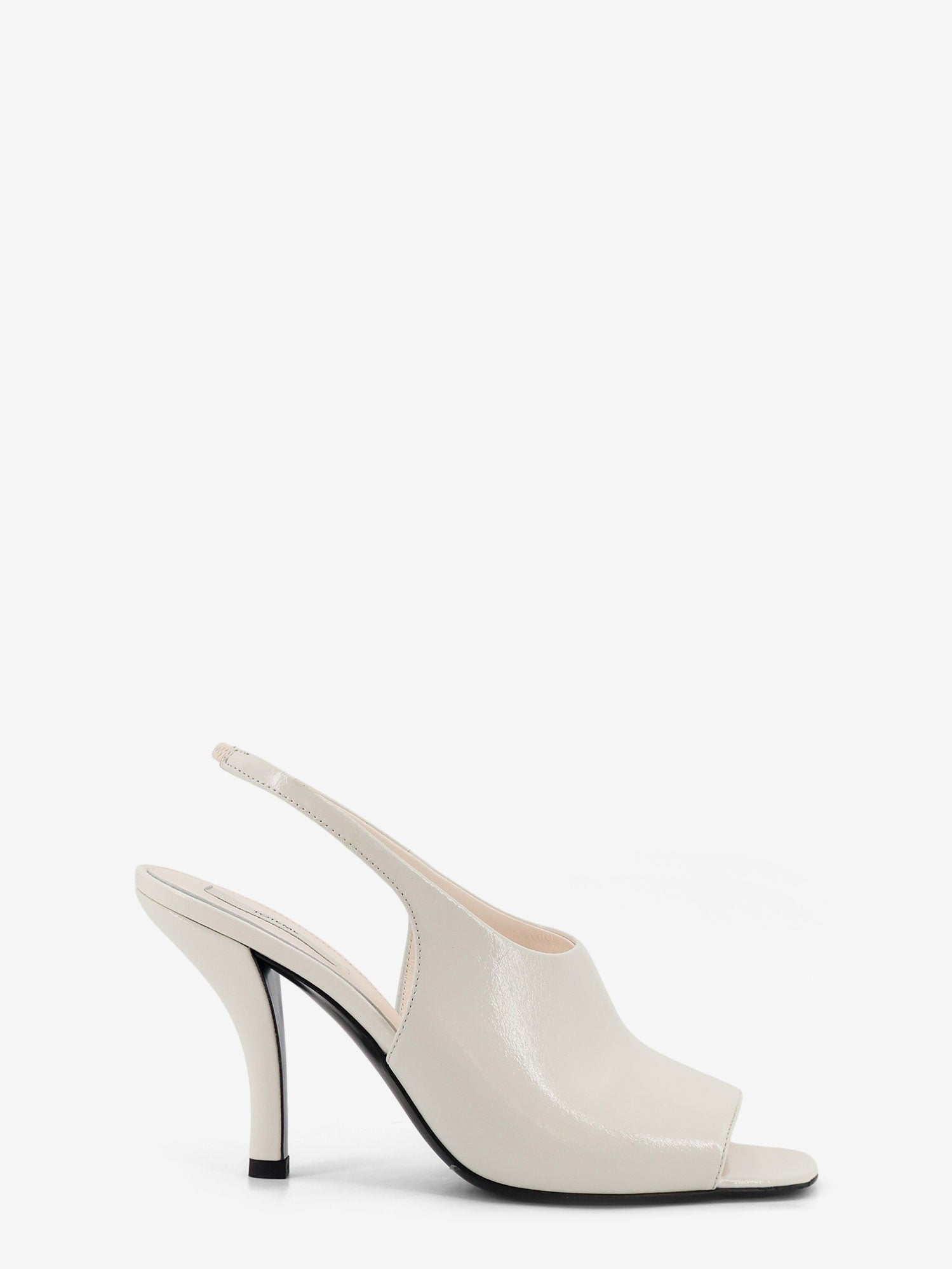 Toteme Women's Leather Contour Sandals White