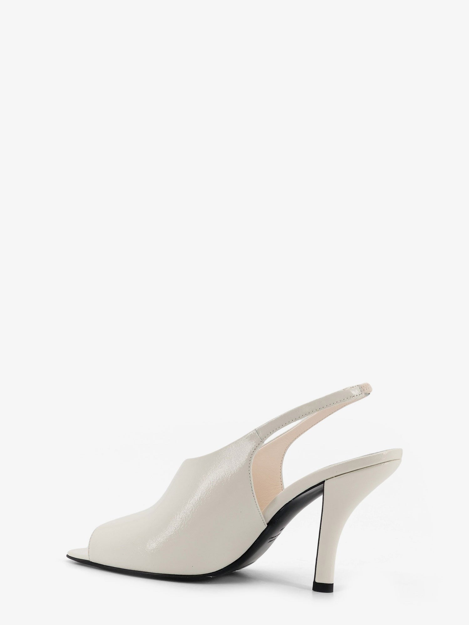 Toteme Women's Leather Contour Sandals White