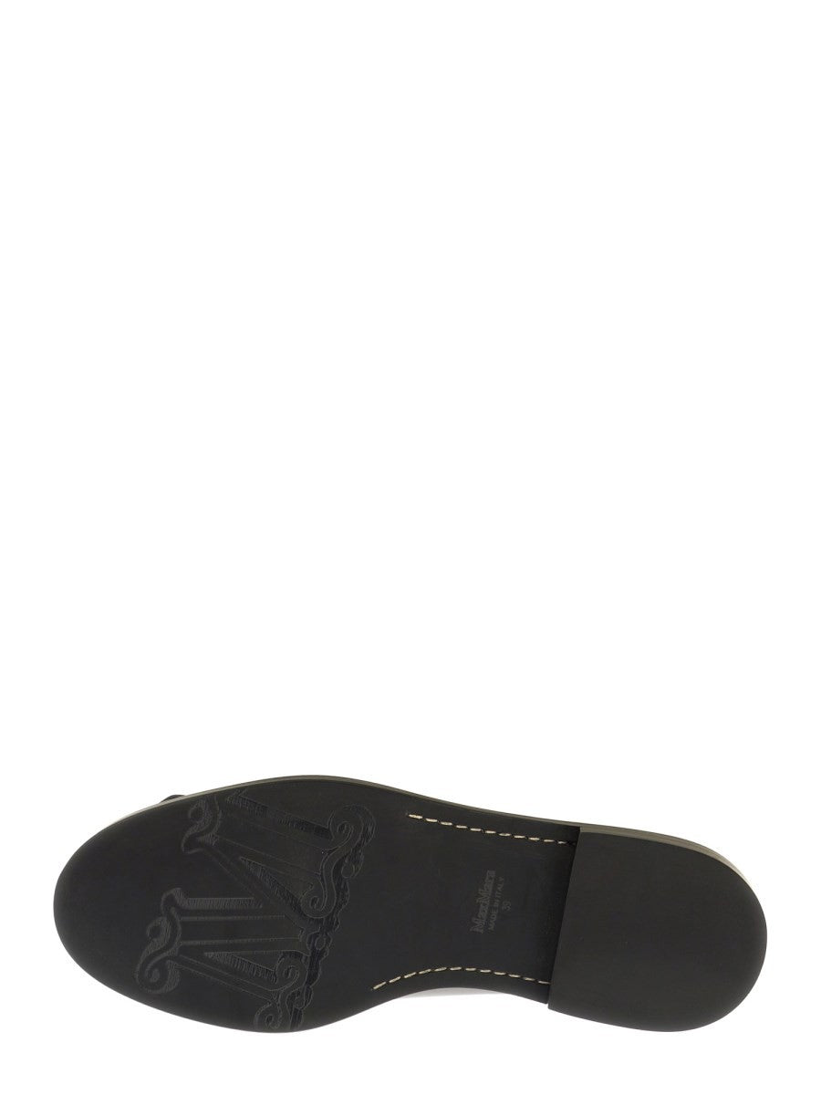 Max Mara Women's Leather Derby Black