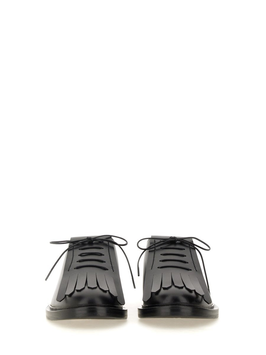Max Mara Women's Leather Derby Black