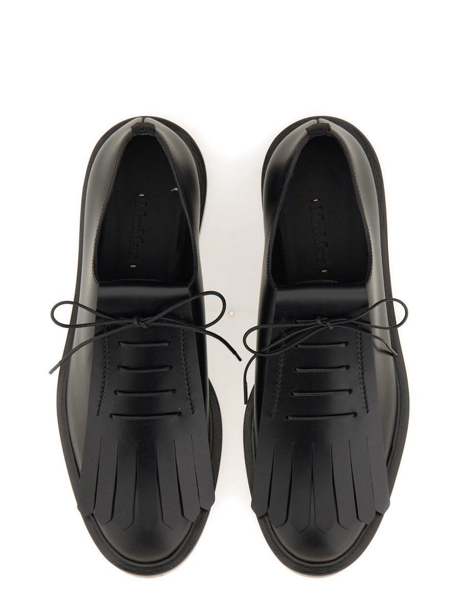 Max Mara Women's Leather Derby Black