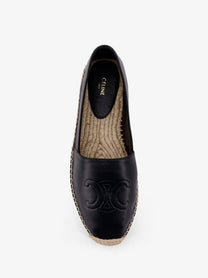 Celine Men's Leather Espadrilles Black
