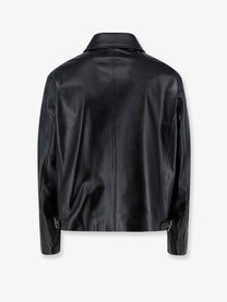 Loewe Men's Leather Jacket Black, view 2