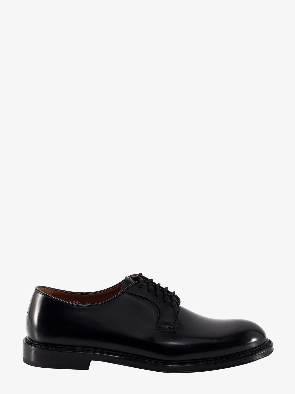 Doucal's Men's Leather Lace Black