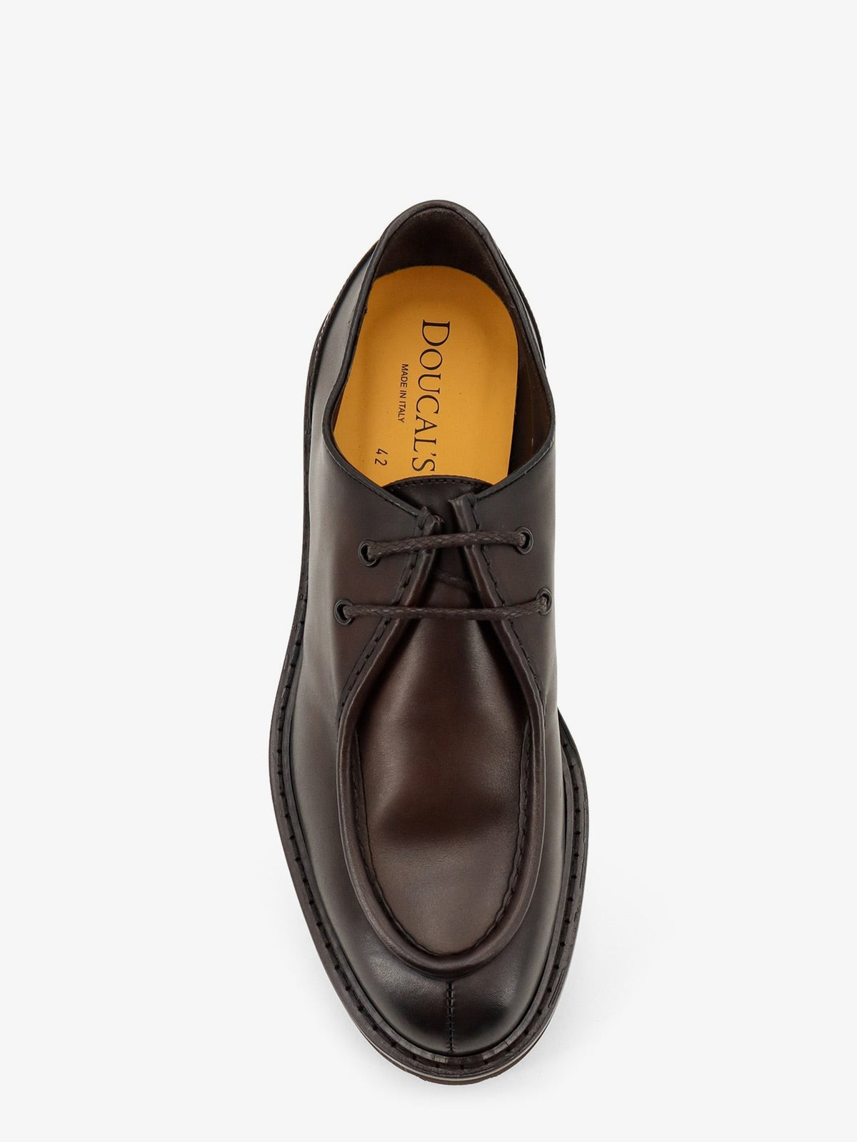 Doucal's Men's Leather Lace Gold