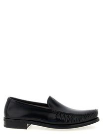 PRADA Leather Loafers Black