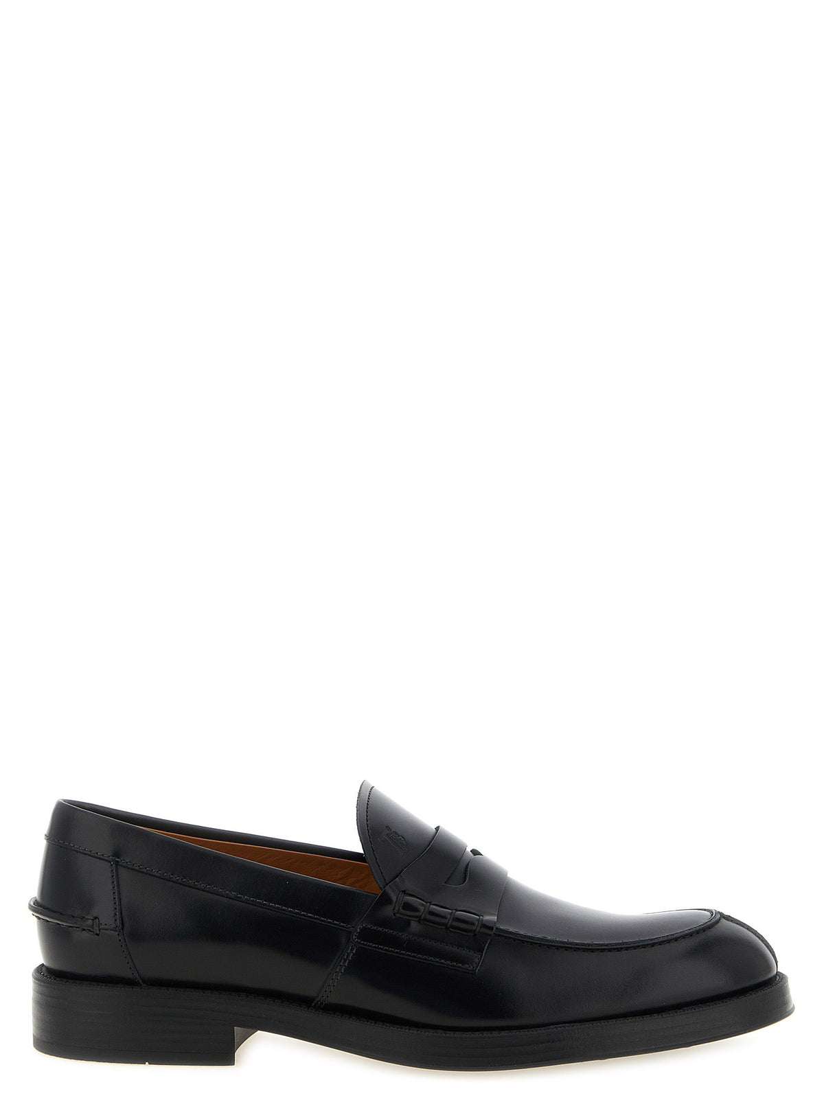 Tod's Leather Loafers Black