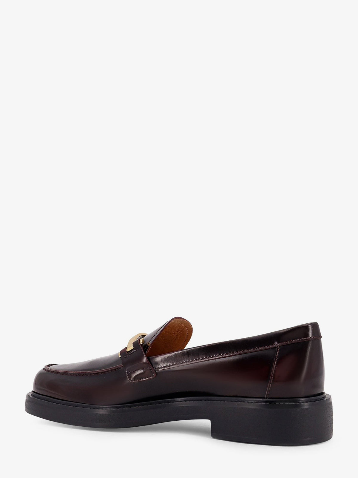 Tod's Women's Leather Loafers Red
