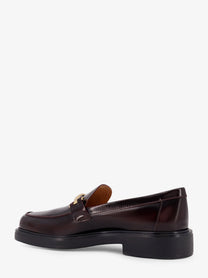 Tod's Women's Leather Loafers Red