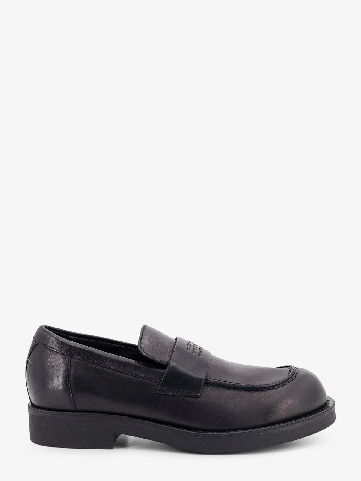 MM6 Maison Margiela Men's Leather Loafers Black