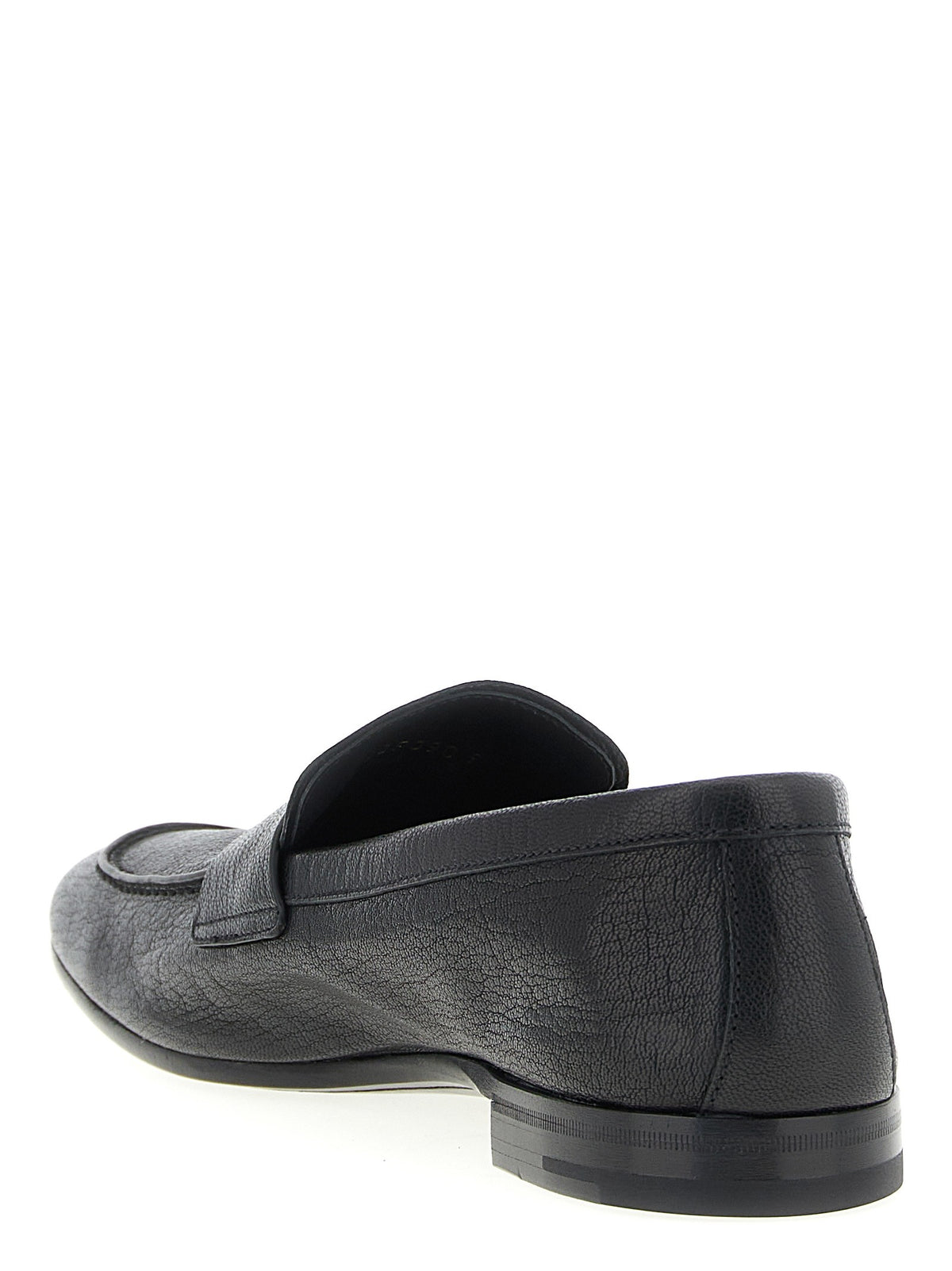 PRADA Leather Loafers Black
