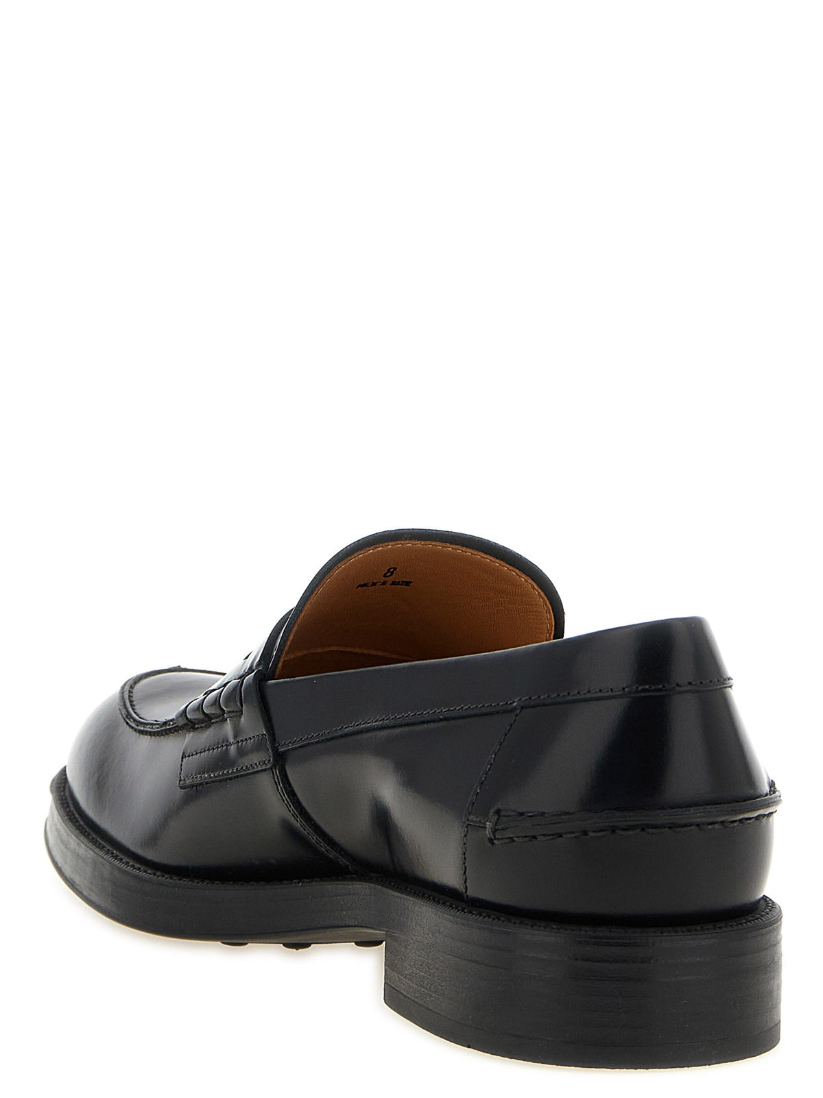 Tod's Leather Loafers Black