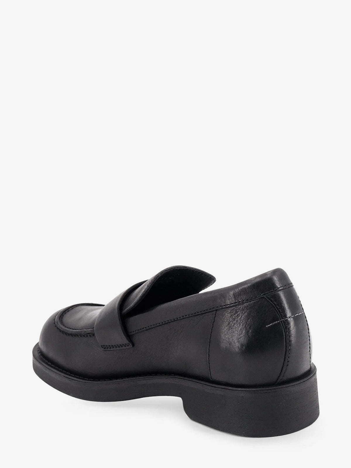 MM6 Maison Margiela Men's Leather Loafers Black