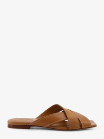 Tod's Women's Leather Sandals Brown