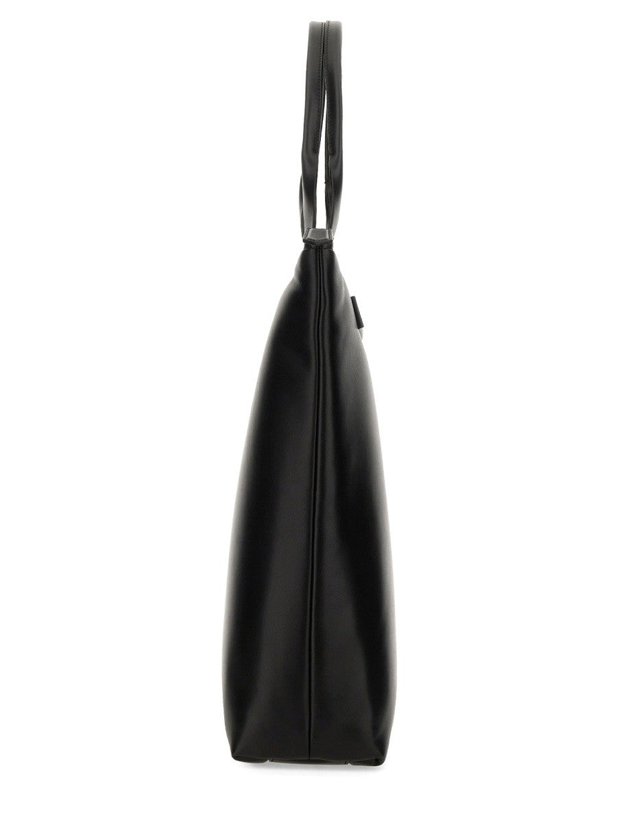 Dolce &amp; Gabbana Men's Leather Shopping Bag Black
