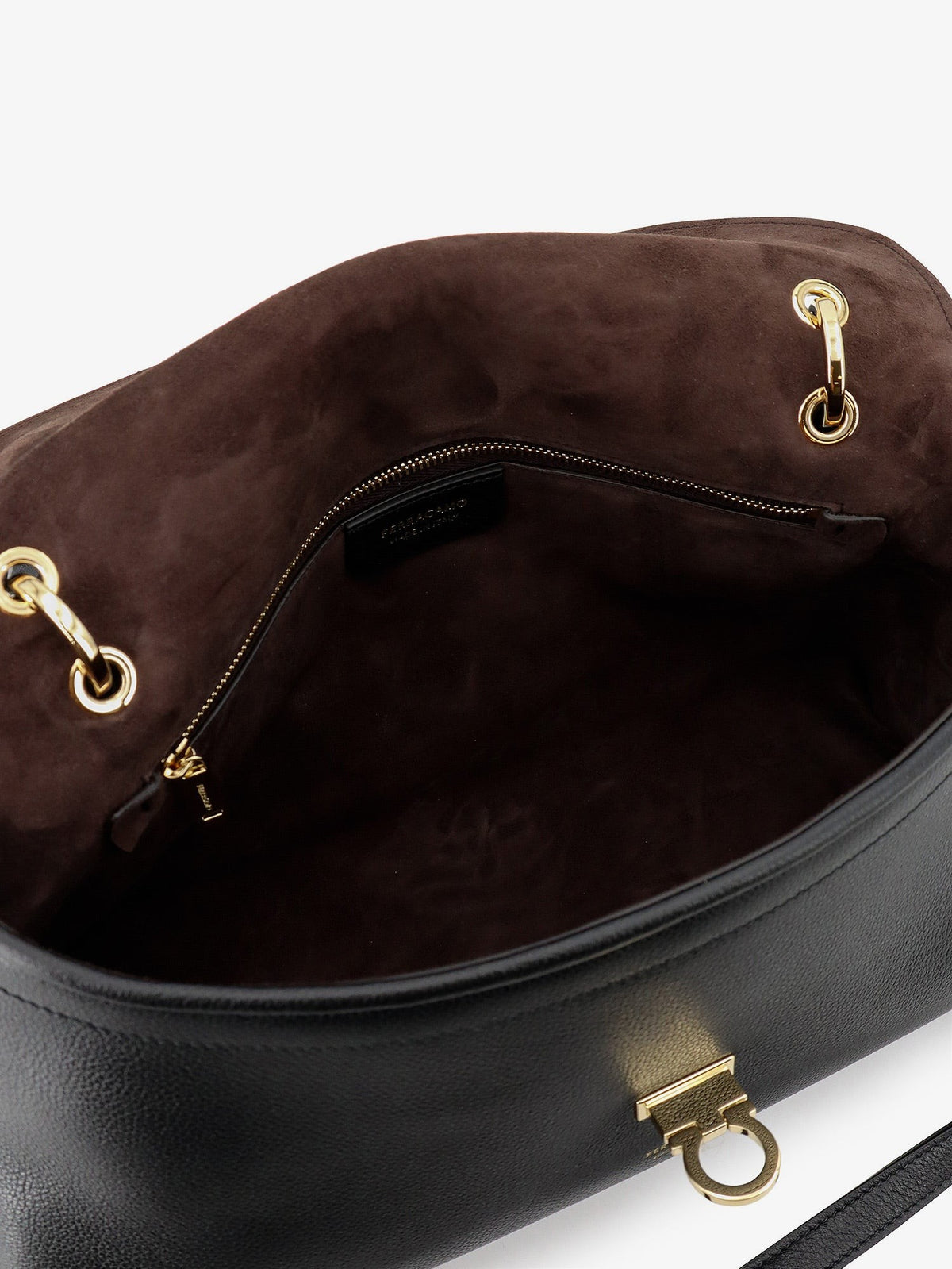 Ferragamo Women's Leather Shoulder Bag Black