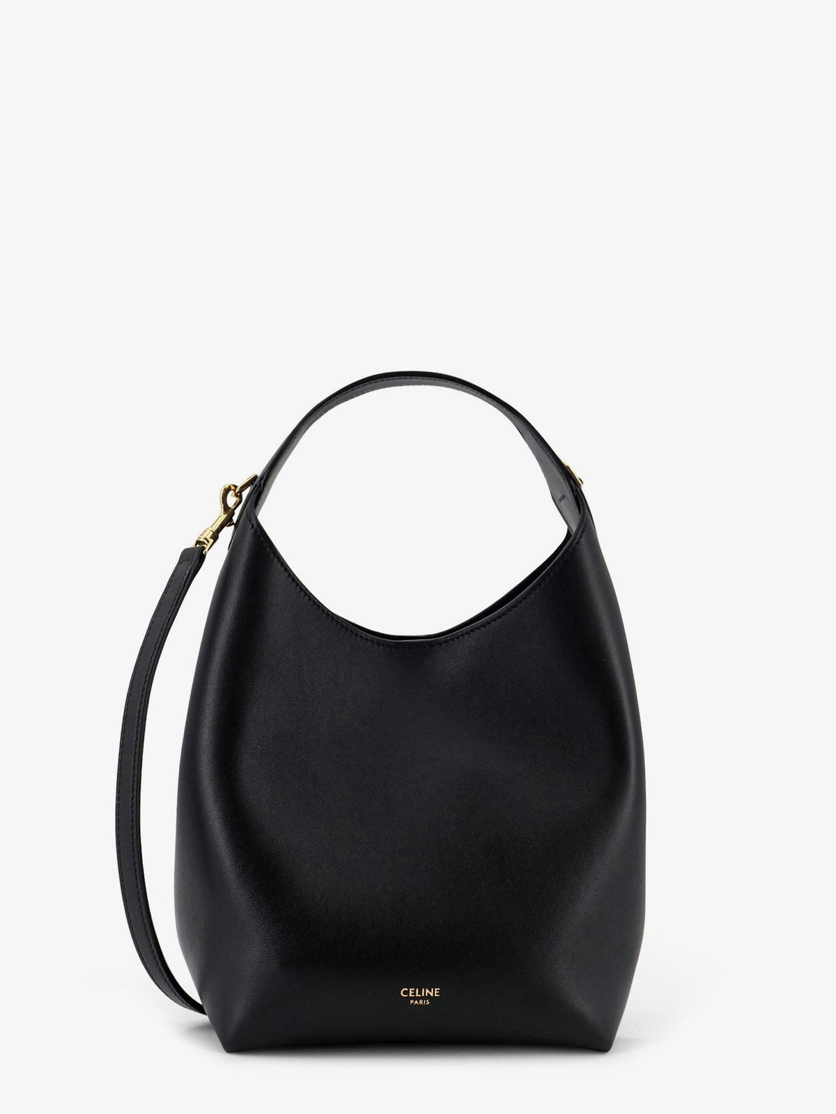 Celine Women's Leather Shoulder Bag Black