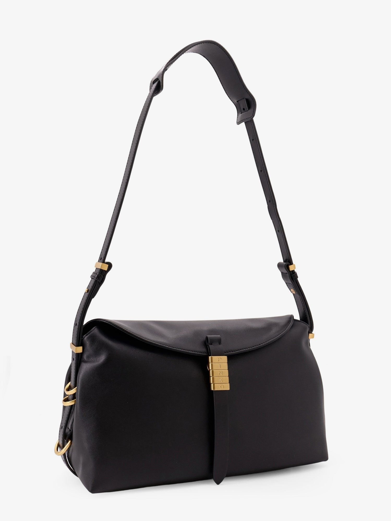 Pinko Women's Leather Shoulder Bag Black