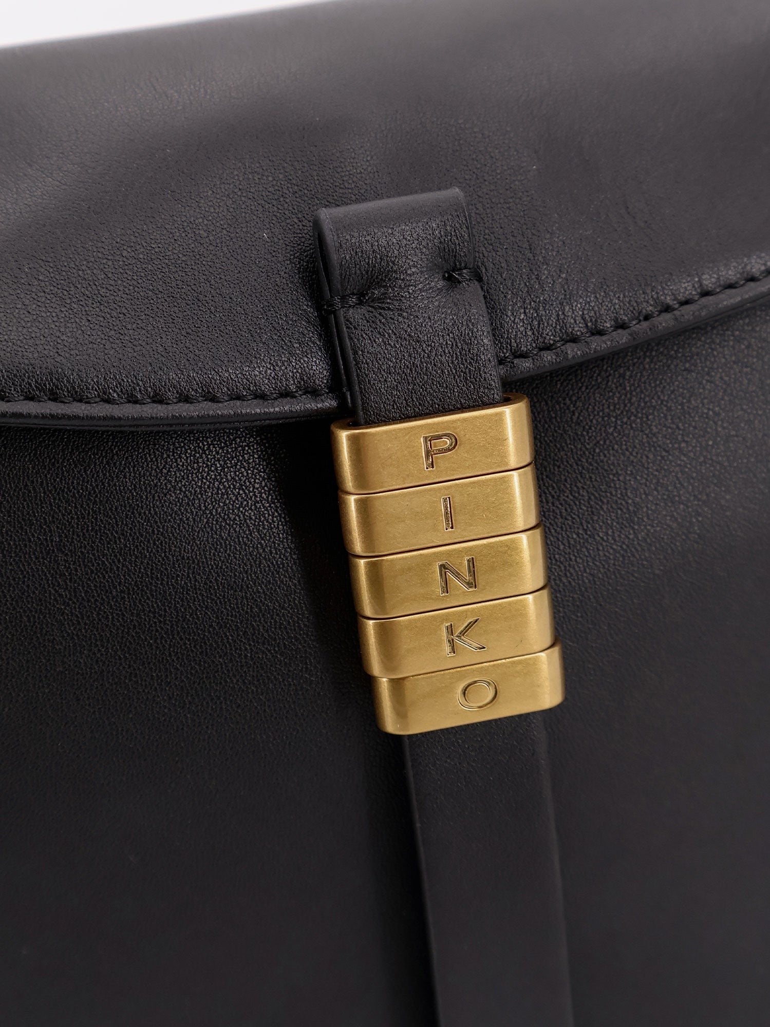 Pinko Women's Leather Shoulder Bag Black