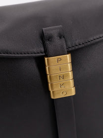 Pinko Women's Leather Shoulder Bag Black
