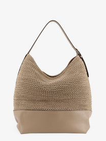 Toteme Women's Leather Shoulder Bag Beige
