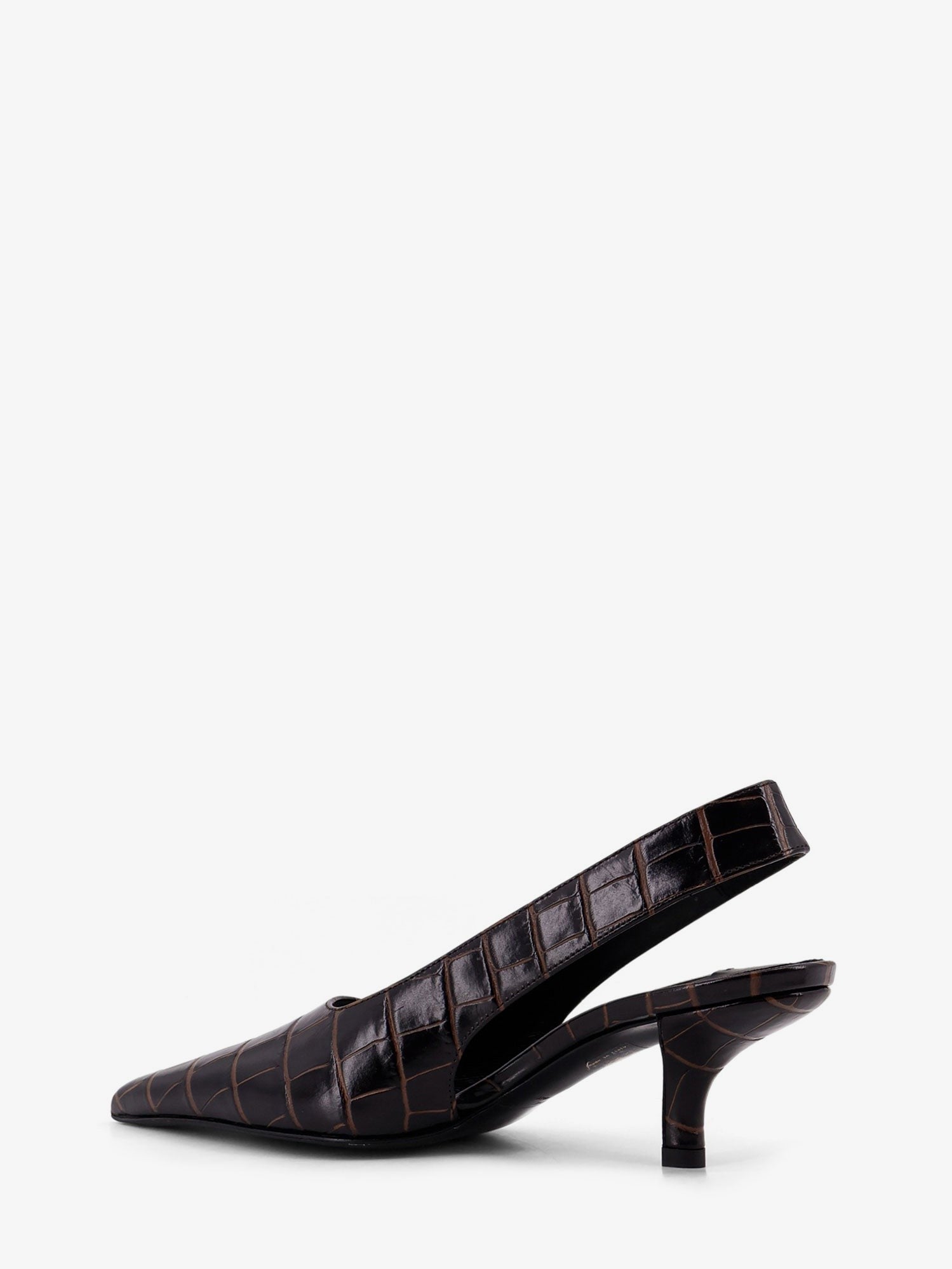 Toteme Women's Leather Slingback Pumps Brown