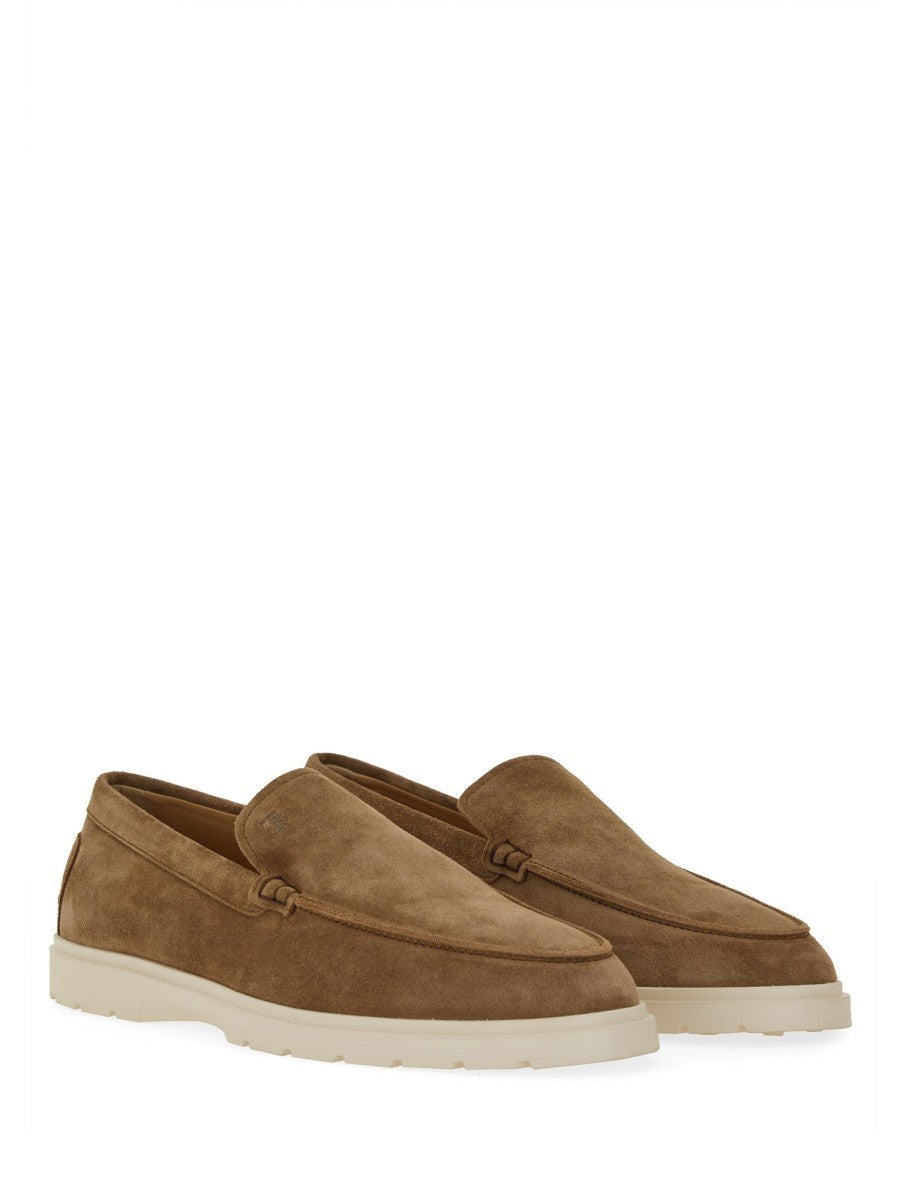 Tod's Men's Leather Slipper Loafer Brown