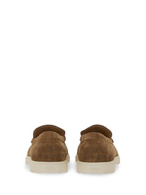 Tod's Men's Leather Slipper Loafer Brown