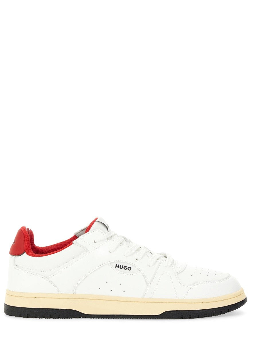 HUGO BOSS Men's Leather Sneaker White