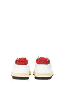 HUGO BOSS Men's Leather Sneaker White