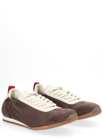 Uma Wang Men's Leather Sneaker Brown