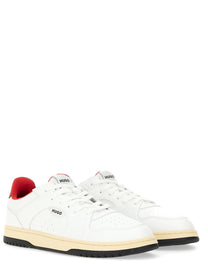 HUGO BOSS Men's Leather Sneaker White