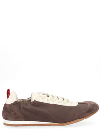 Uma Wang Men's Leather Sneaker Brown