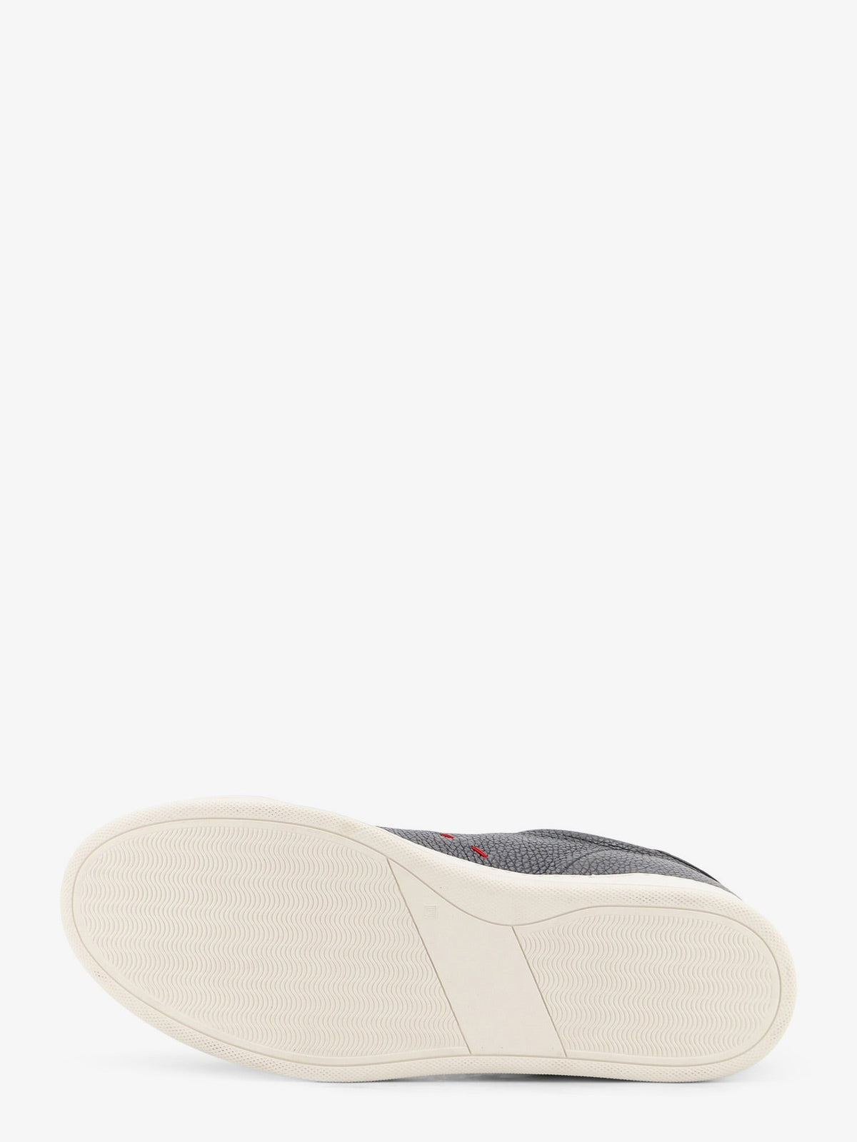 Kiton Men's Leather Sneakers Grey, view 4