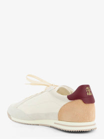 Brunello Cucinelli Men's Deer and Suede Sneakers Beige