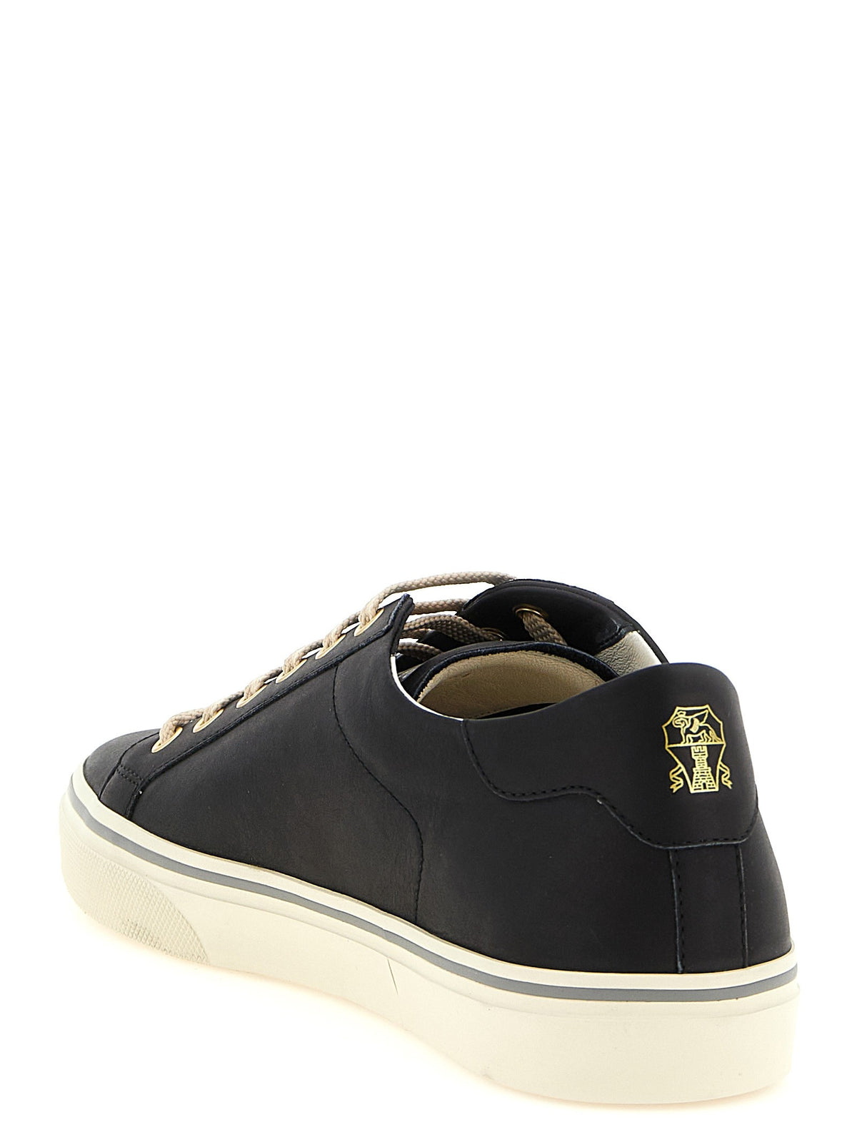 Brunello Cucinelli Leather Sneakers Black