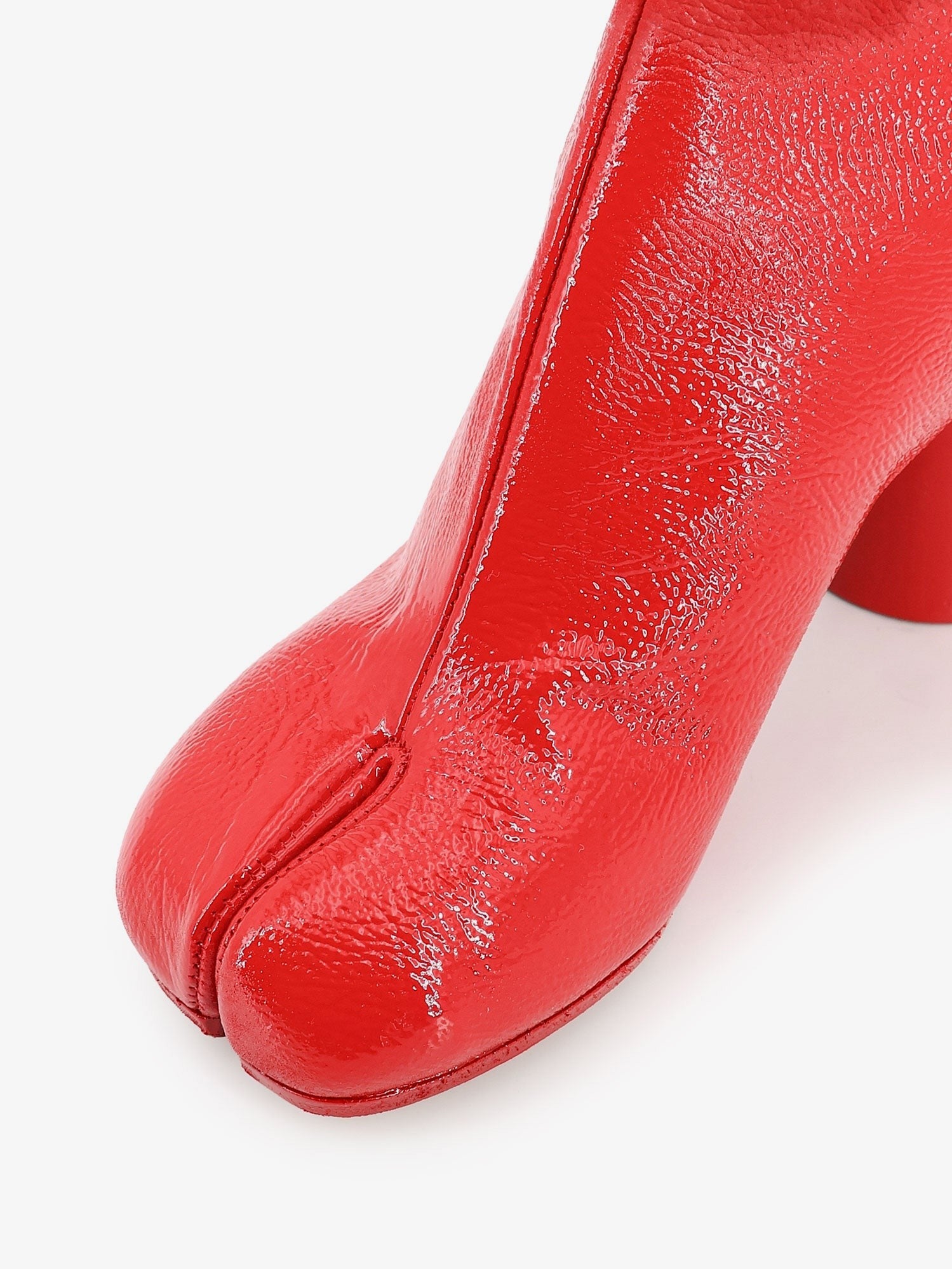 Maison Margiela Women's Tabi Ankle Boots Red