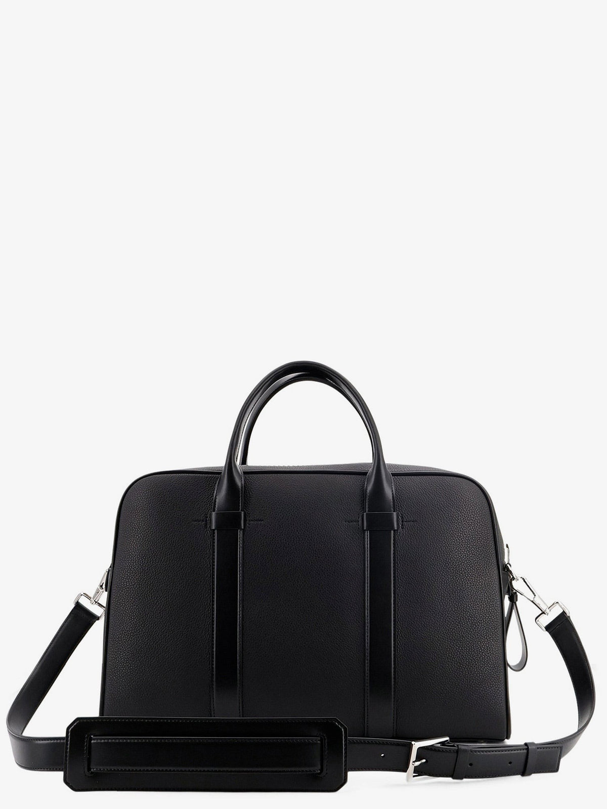 Tom Ford Men's Leather Work Bag Black
