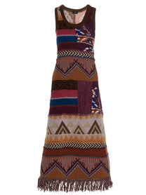 ETRO Lee Long Dress Gold