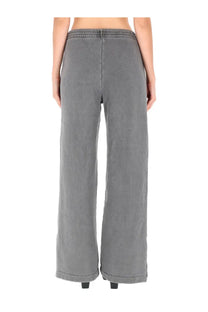 Our Legacy women’s lounge pants black gray wide-leg relaxed fit with elastic waistband for comfortable wear
