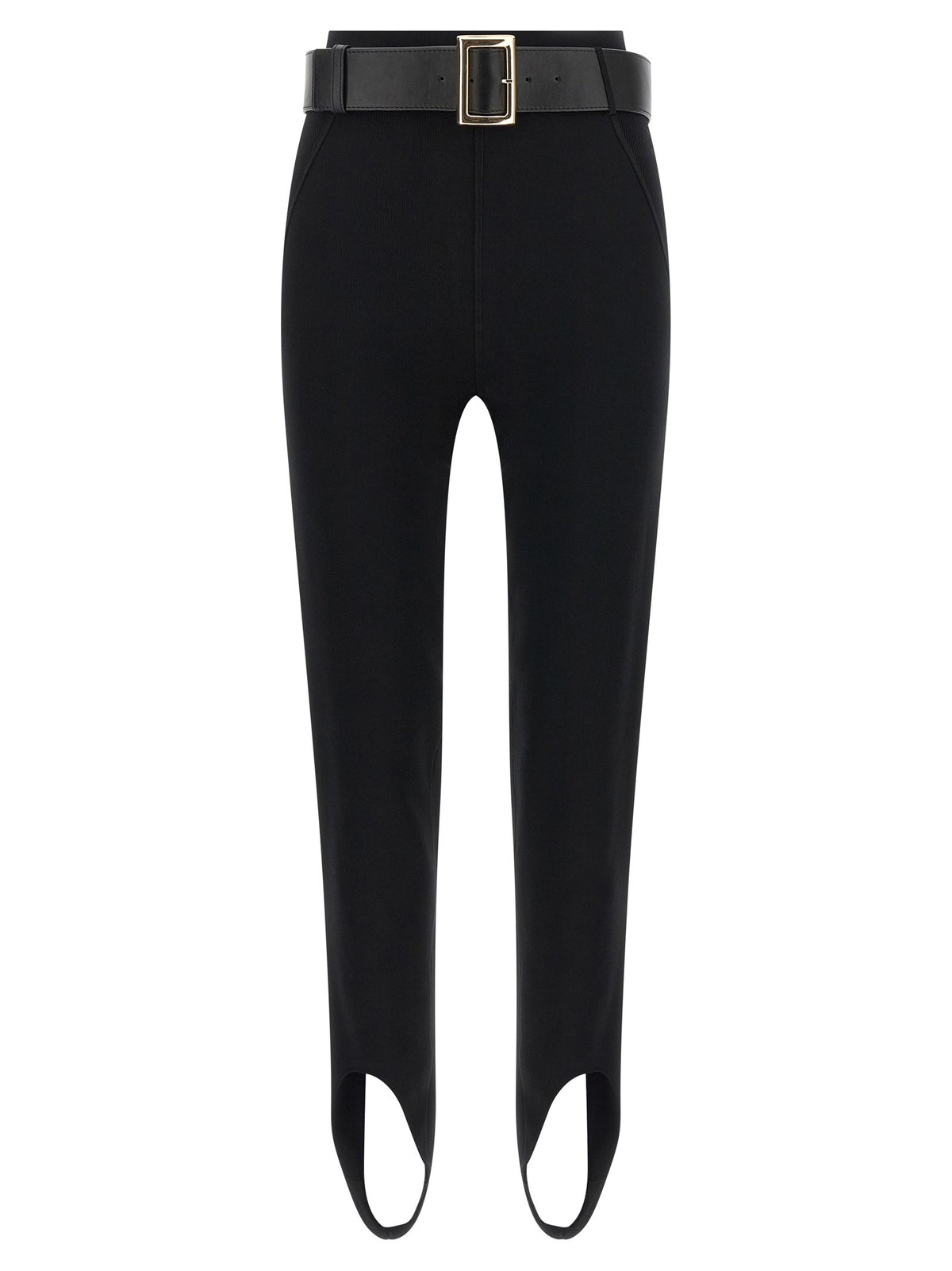 self-portrait Women's Stretch Viscose Blend Leggings Black